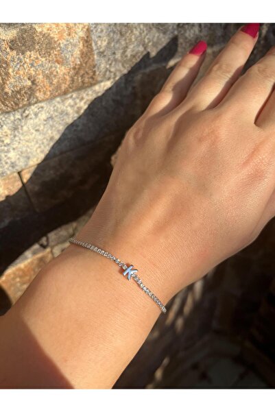 bijoux uniques Steel Waterway K Letter Exquisite Bracelet