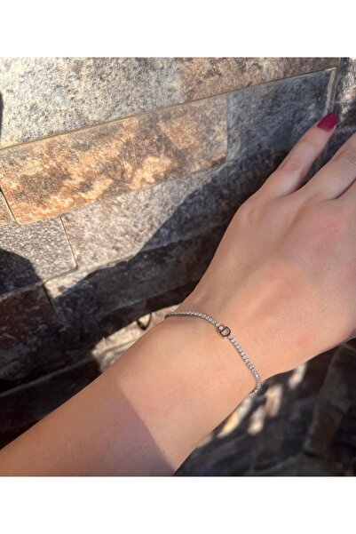 bijoux uniques Steel Waterway D Letter Exquisite Bracelet
