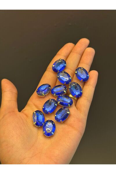 Gönülden Tasarım 11 БРОЯ СИНЬОКАМЕННИ МЪНИСТА С КУТИИ 2X1 СМ