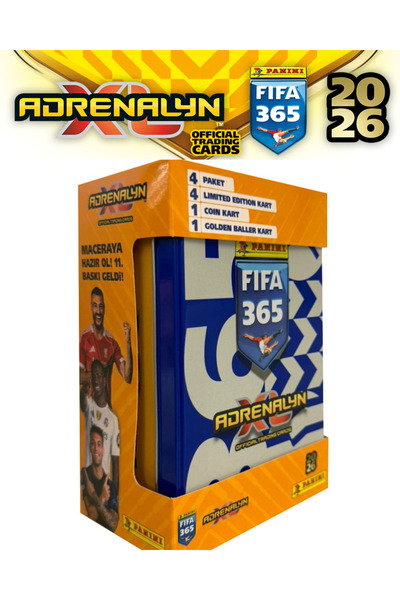 Next Plus Licensed Panini Fifa 365 2025-2026 New Season Tin Box Tin Box