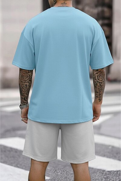 REBRAND Sportswear Oversize T-Shirt Set with Shorts