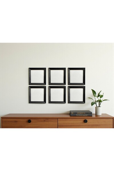 varje Set od 6 crnih okvira – 20x20 cm (spoljašnja dimenzija) kvadratni zidni...