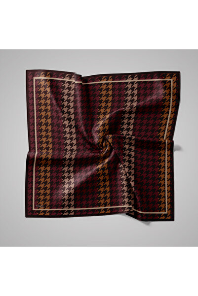 PİRAMİT Naturel Eşarp | Kaz Ayağı