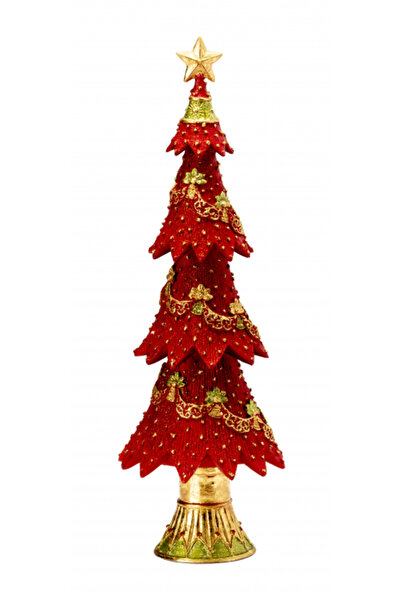 LAMART Red Decorative Christmas Tree