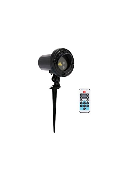 OEM Proiector laser de Crăciun, interior/exterior, Hoff, roșu/verde, aluminiu