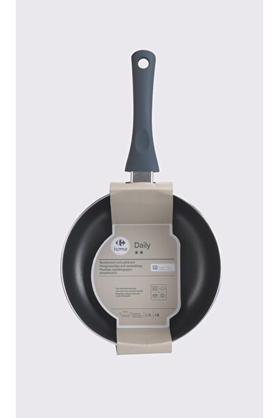 Carrefour Home Carrefour Home non-stick frying pan, aluminum, 20 cm, 2.1 L, Gray