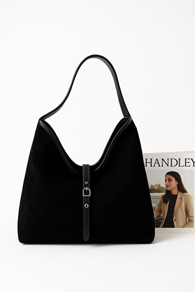 Handley Πολυτελής τσάντα ώμου από καστόρι με λαβή