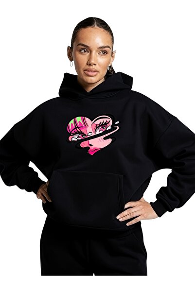 ArtYus Unisex Anime Γυναικείο πολύχρωμο προσαρμοσμένο φούτερ με τύπωμα βαμβακ...