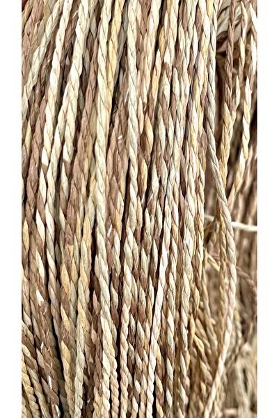 Kevser nur tuhafiye KAĞIT İP ( 2mm 25gr) Doğal Hasır Rafya Supla Naturel Çant...