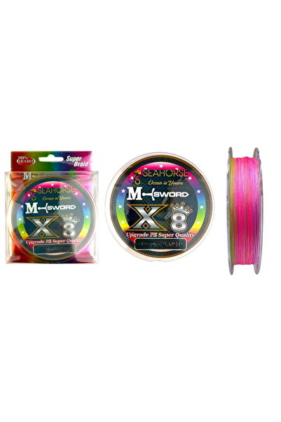 SEA HORSE M-Sword X8 0.20 mm 150 Mt Multicolor
