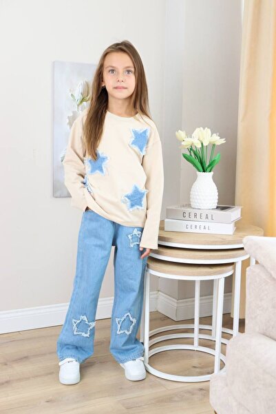 Bebeu Starry Girl's Denim Suit