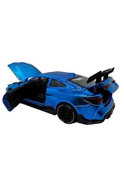 JPT BMW M4 Coupe Sport Model 1:32 Blue Replica