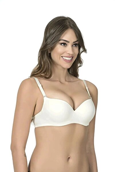 Belvü Kadın Destekli Kulaklı Çift Dolgu Double Push Up Sütyen 1140