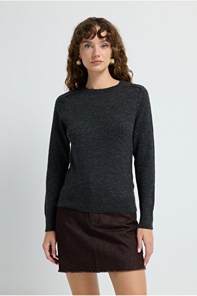 adL Bisiklet Yaka Triko Kazak