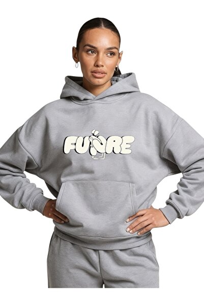 ArtYus Unisex Future Colorful Special cu imprimeu Cotton supradimensionat cu ...