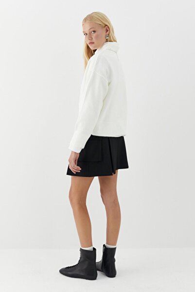 MARKALİSTE Basic Knitwear Sweater Ecru