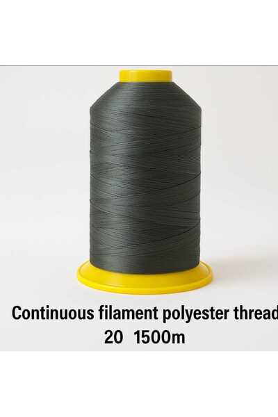 TÜR MAR tür-mar haki(YEŞİL) POLYESTER 20 numara 1500 metre dikiş ipi
