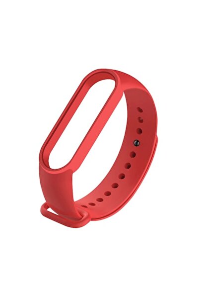 digital-play Silicone strap for Xiaomi Mi Band 5, Red
