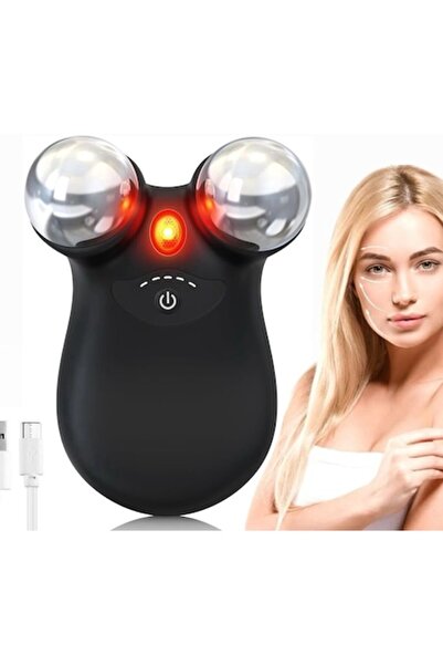 Vienapoli Dispozitiv facial cu microcurent, lifting în formă de V, terapie cu lumină roșie, antirid, tonifiere a pielii, portabil,