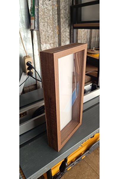 Home Çiçek çerçevesi derinlikli gül kutusu Kuru gül çiçek çerçevesi 40x20 ceviz