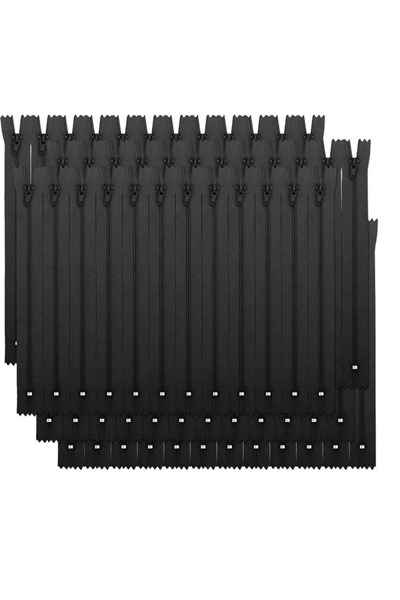 OEM Set 40 de fermoare, 60 x 2.5 cm, nylon, negru