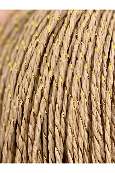 Kevser nur tuhafiye KAĞIT İP (2mm 25gr) Doğal hasır rafya natural bohem çanta...