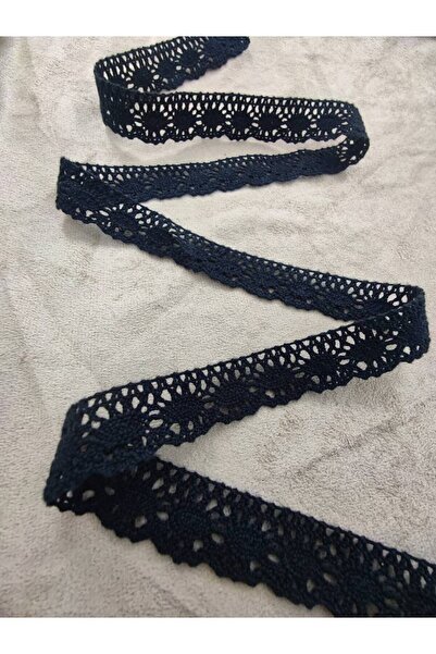 FASHİON DANTEL Cotton Kopanaki Lace 5 Meters 2.5 cm Wide Model 30 Black