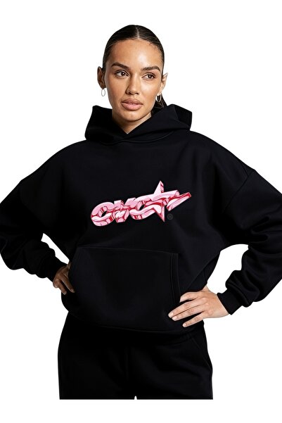 ArtYus Unisex Pink Star Colorat Special cu imprimeu Bumbac supradimensionat c...