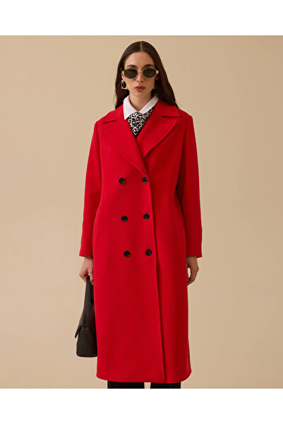SCL Buttoned Long Stamp Coat