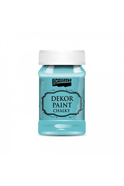 Pentart طلاء ديكور ناعم طباشيري أزرق فيروزي 100 مل