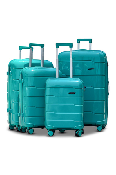 ZAAPPY مجموعة حقائب سفر صلبة مكونة من 4 قطع (20/24/28/32 بوصة) خفيفة الوزن، ح...