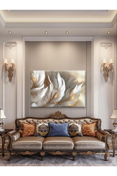 ESLEM BEYAZIN KANATLARI - BASKI KANVAS TABLO