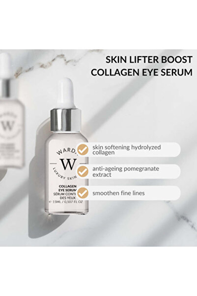 Warda Luxury Skincare سيروم الكولاجين للعينين لتعزيز شد البشرة 15 مل