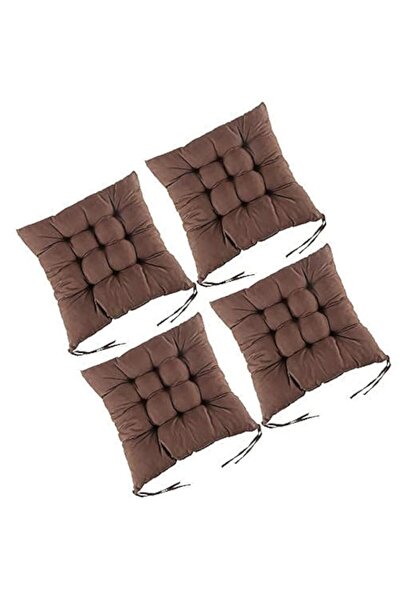 Generic FHKBQ 4 Pack Seat Pads Chair Cushion Premium Padded Chair Pad Soft Seat Sofa Cushion for Dining Cha