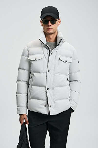 Lufian 112120258 Genıous Goose down Men's Coat Gray