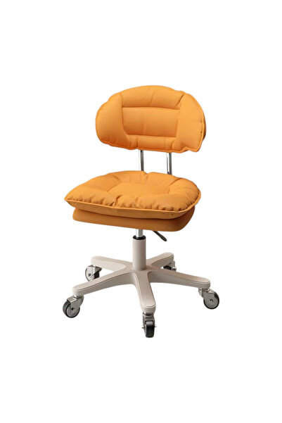 OEM Ergonomic chair, versatile, rotating, mobile, height adjustable (65–75 cm), orange