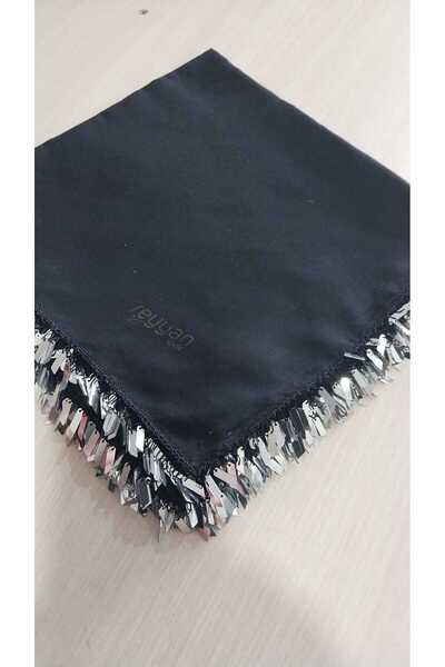 Papatyam El İşi Tığ İşi Pullu Yazma//Tığ Oyalı Yemeni/El İşi Çeyizlik Tülbent/100x100/Reyyan Yemeni