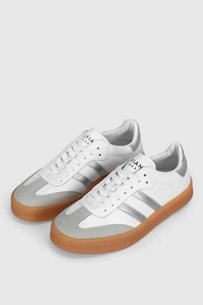 Lufian 112230234 Davıd Sneaker Men's Leather Shoes White