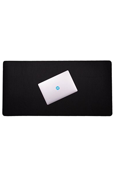 PadForce Mousepad minimalist din lână sintetică pentru desktop, gaming, birou, antiderapant - negru, 120x60cm