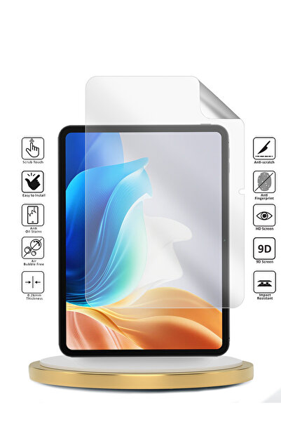Wtech Oppo Pad Neo 4G 2024 (11.4 بوصة) غلاف هيدروجيل فاخر رفيع ومرن - شفاف