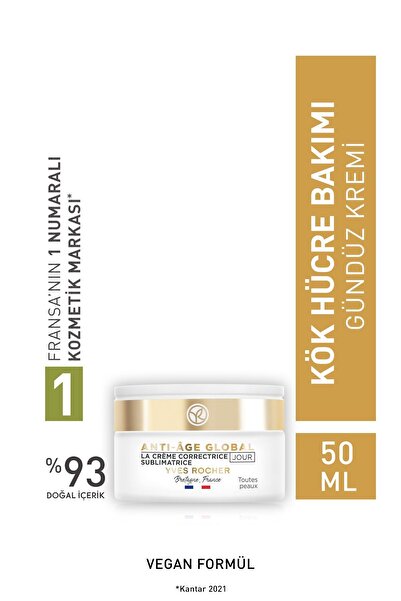 Yves Rocher Kırışıklık ve İnce Çizgilerin Görünümünü Azalltıcı, Sıkılaştırıcı...