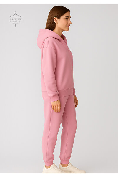 Arz giyim Hooded Pink Top and Bottom Set