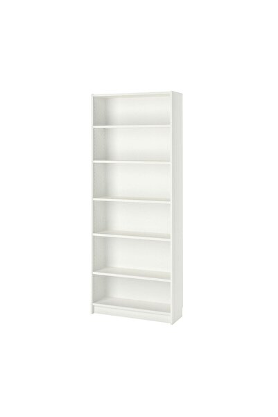 hobiurun Bookcase, White, 80X28X202 cm
