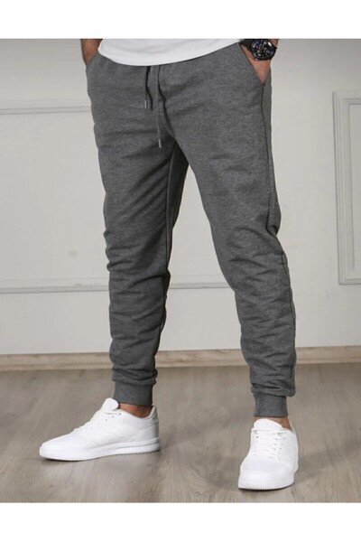 SURMARİ Unisex Παντελόνι Φόρμας με Ριμπ Μανσέτα Κανονικής Εφαρμογής