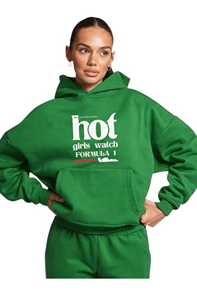 ArtYus Unisex Hot Girls Formula Colorful Custom Printed Cotton Oversize Hooded Sweatshirt