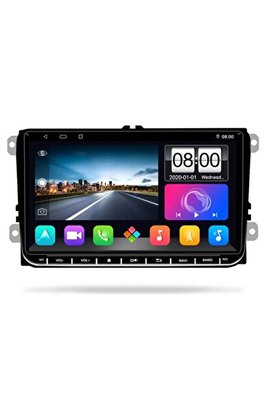 Naviactgo Volkswagen Golf 5 Uyumlu Multimedya Android Teyp 4Gb Ram 64Gb Hafıza Fanlı Carplay Kamera Hediyeli