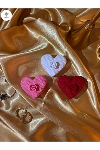 MelisArt3D Dünyası Kalpli Takı Yüzük Küpe Nikah Şekeri Hediyelik Kutusu