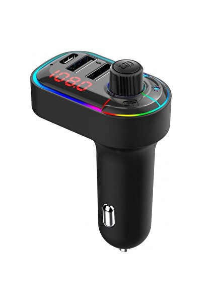 Zet ® FM Car Modulator Bluetooth 5.0 + EDR – Hands-Free, 3 Charging Ports (USB-C + 2xUSB)