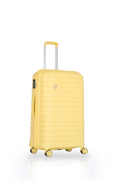 GROUND Vanille Orta Boy Valiz Sarı - 10663