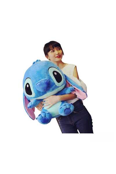 Virtual Trend Jucarie de plus Virtual Trend®, Personaj din Lilo&Stitch, Culoare Albastru, Inaltime 50 cm